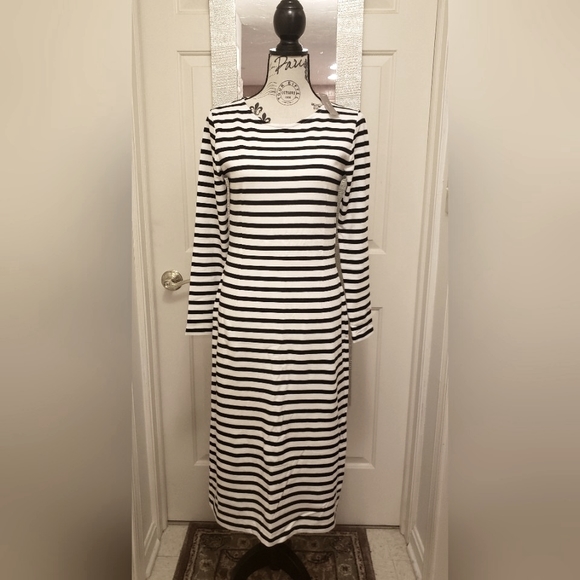 J.Crew Long Sleeve Striped Dress - Picture 1 of 6